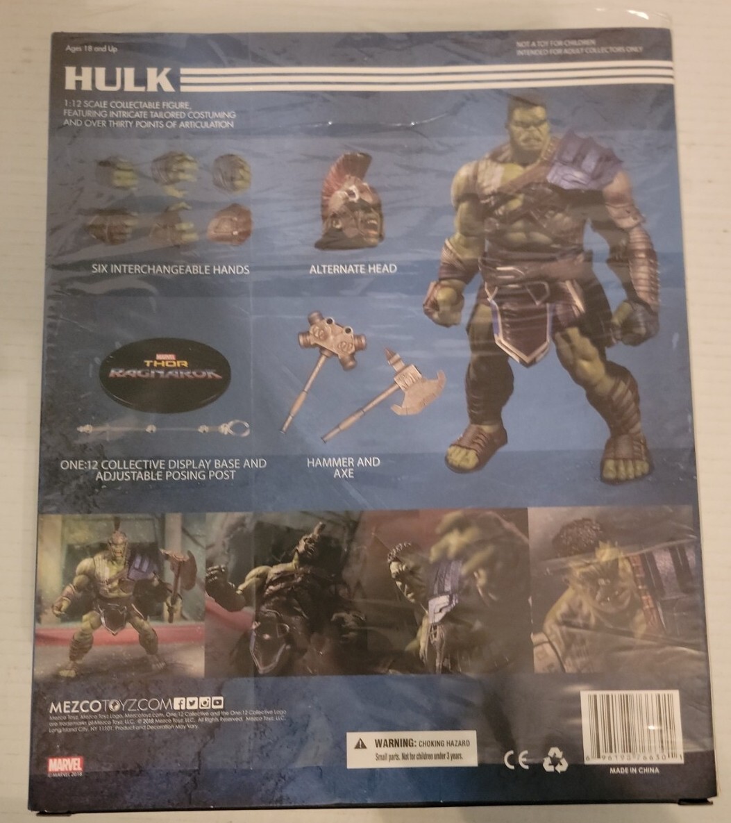 Mezco Toys One:12グラディエーター ハルク アクションフィギュア Amazon.com: Mezco Toys One: 12 Collective: Marvel Thor