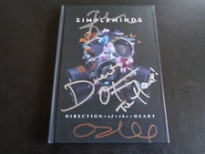 SIMPLE MINDS DIRECTION OF THE HEART SIGNED/AUTOGRAPH DLX CD & LYRICS 3 TO CHOOSE