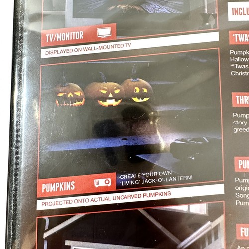 Atmos Fear FX Jack-O'-Lantern Jamboree DVD Halloween Decor Haunted House Pumpkin - Foto 5 di 8