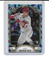 2023 TOPPS TRANSCENDENT VIP PARTY JOEY MENESES RC ROOKIE CARD # 1/1 NATIONALS