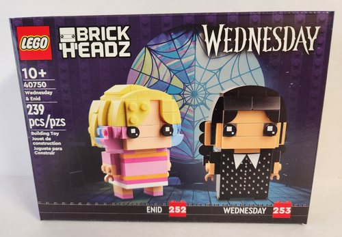 Lego BrickHeadz 40750 Wednesday & Enid 239 Pieces 2024 New In Sealed Box - 第 1/6 張圖片