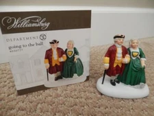 Department 56 Williamsburg Going to the Ball #4030777 (FREE SHIPPING) HTF