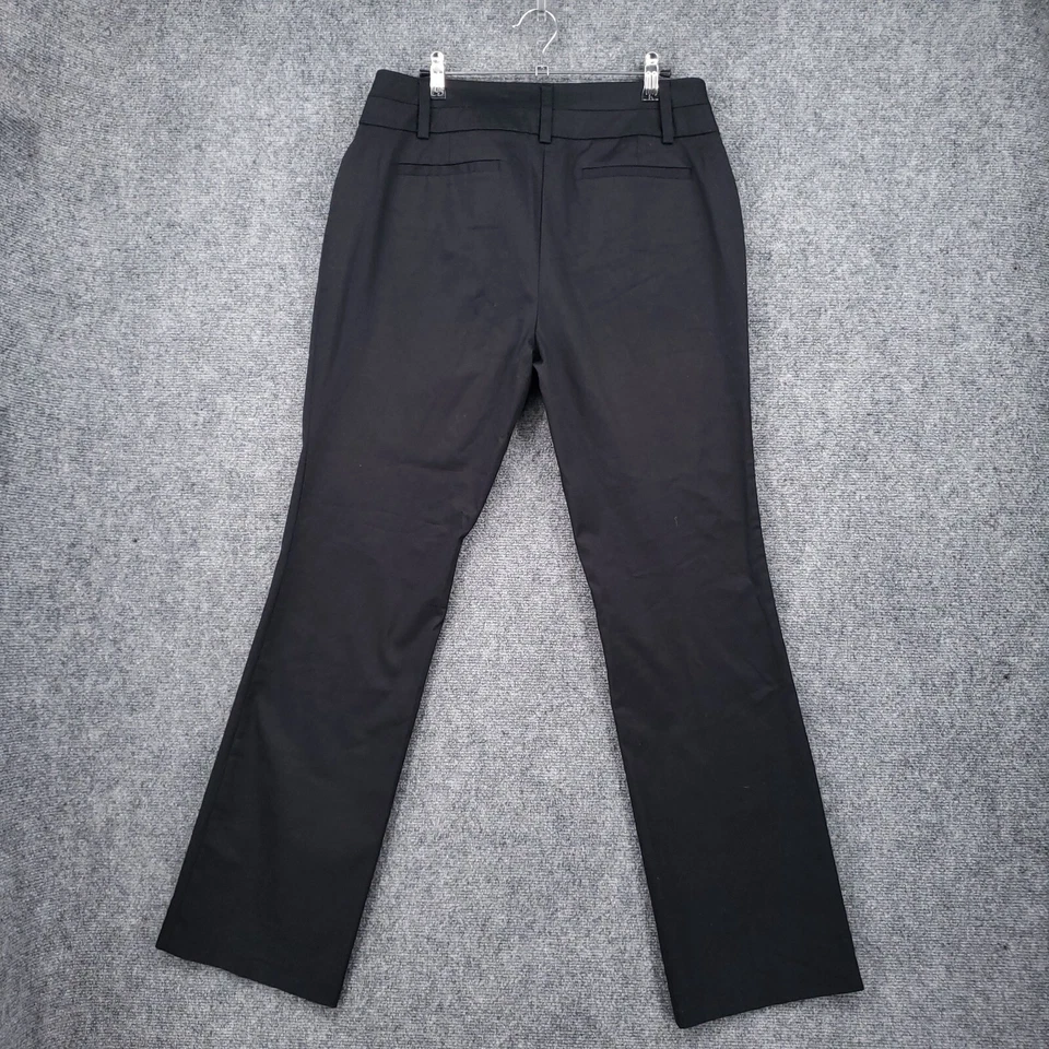 NEW NY&C 7TH Avenue Pants Womens 12 Black  Average High Rise Trouser Stretch - Image 2 of 4