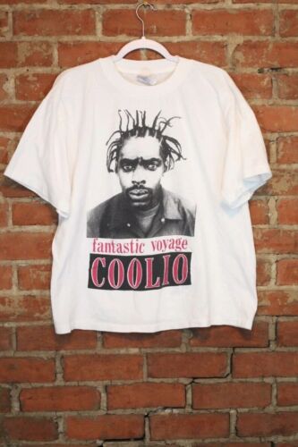 Vintage 90s Coolio T-Shirt - RIP Coolio Rapper 1963-2022 Shirt For Fan |  eBay