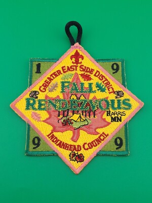 1999 Fall Rendezvous Greater East Side District Indianhead Council Patch BSA