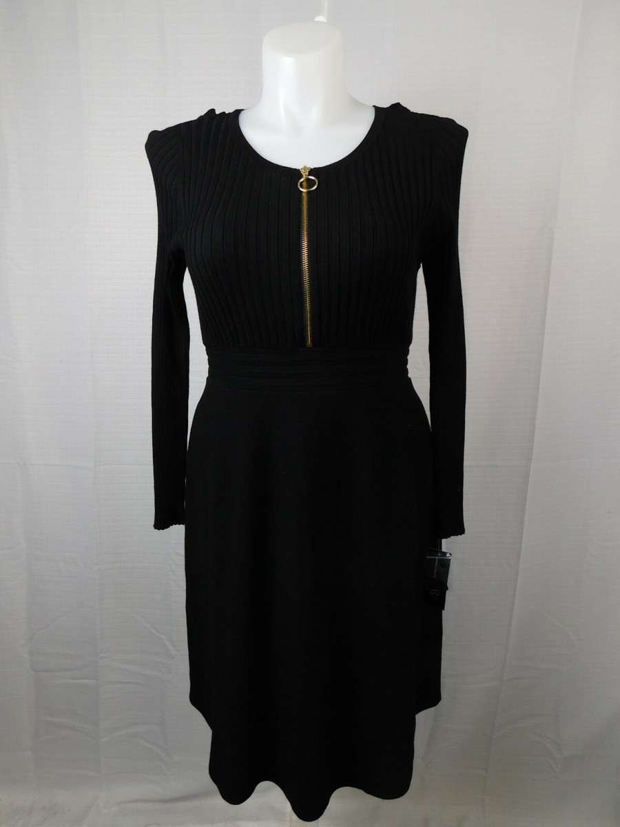 fit and flare sweater dress plus size Gabby Skye Women's Plus Size 3/4 Sleeve Fit and Flare Sweater Dress
