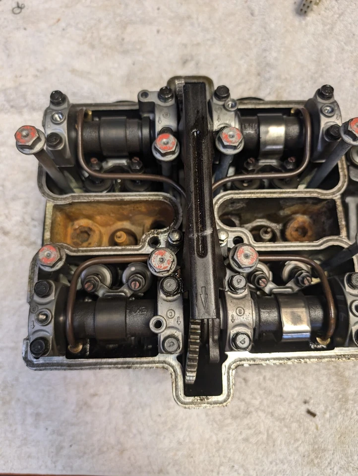 Culata de motor Kawasaki EX500 500 Ninja 1990-2009 con válvulas OEM * Foto 4 de 4