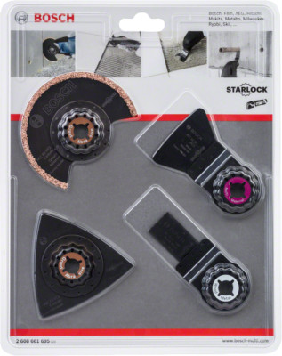 Bosch Professional Starlock Fliesen-Set für Multifunktionswerkzeuge 4tlg. ACZ 85