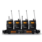 IEM1200 Wireless in Ear Monitor System 2 Channel 4 Bodypack For Stage/band