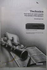 Technics Bedienungsanleitung RS-BX601 To-1617