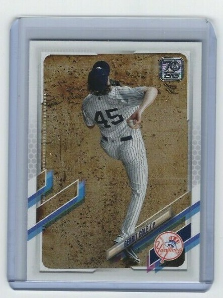 2021 Topps Series 1 GERRIT COLE SP Photo Image Variation #95 Yankees