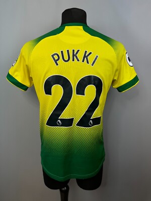 NORWICH CITY 2019 2020 PUKKI HOME SHIRT FOOTBALL SOCCER JERSEY