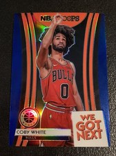 Coby White 2019-20 HOOPS PREMIUM Stock WE GOT NEXT ROOKIE BLUE PRIZM Bulls RC
