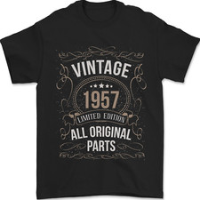 69th Birthday Limited Edition 1957 Mens T-Shirt 100 Cotton