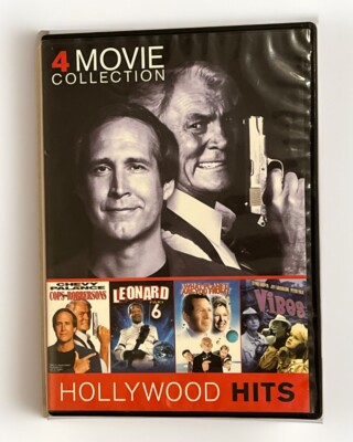 rare 4 movie collection dvd (2 discs) cops Leonard Planet Vibes 2013 -ACCEPTABLE