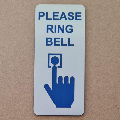 Please Ring Bell Sign Plaque Door Doorbell Buzzer Push Button Intercom - Picture 2 of 161