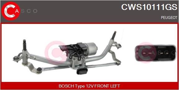 Mécanisme lave-phares Peugeot 207 1.6 HDi 1.4 essence et diesel