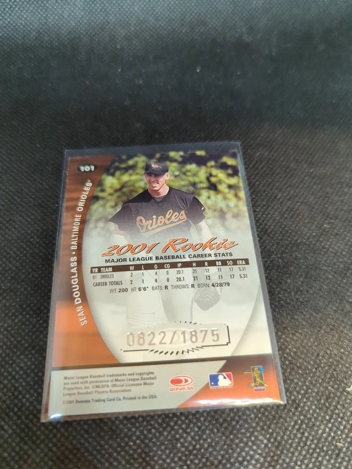 2001 Donruss Rookie 101 Sean Douglass /1875 - Image 2 of 2