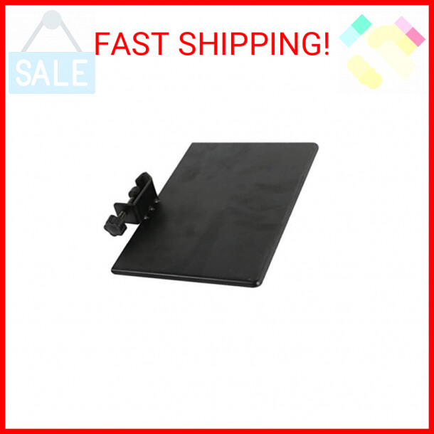 Microphone Stand Clamp- On Utility Shelf Adjustable Table Live Broadcast Mic Sta-image