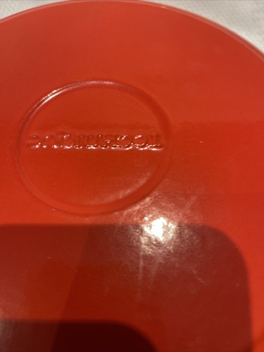 Technique Cast Iron Enamel Pan-Red-orange 9” Diameter - Picture 6 of 7