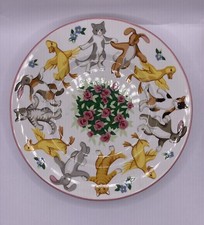 Vintage Tiffany  Co 1992 Japan Tiffany Playground 7  Childs Plate EUC