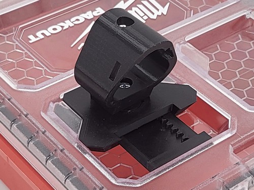 Milwaukee Packout Compatible M12 Battery Locking Mount Holder - Picture 6 of 13