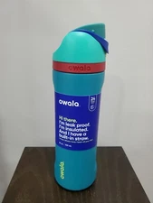 Owala FreeSip Stainless Steel Water Bottle / 24oz / Color: Real Teal