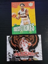 DeMar DeRozan Lot Modern Strokes 11 Unleashed 14 Spurs Bulls SP Hobby