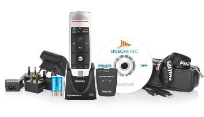 Philips LFH3000 SpeechMike Air Wireless Dictation Microphone with Push Button