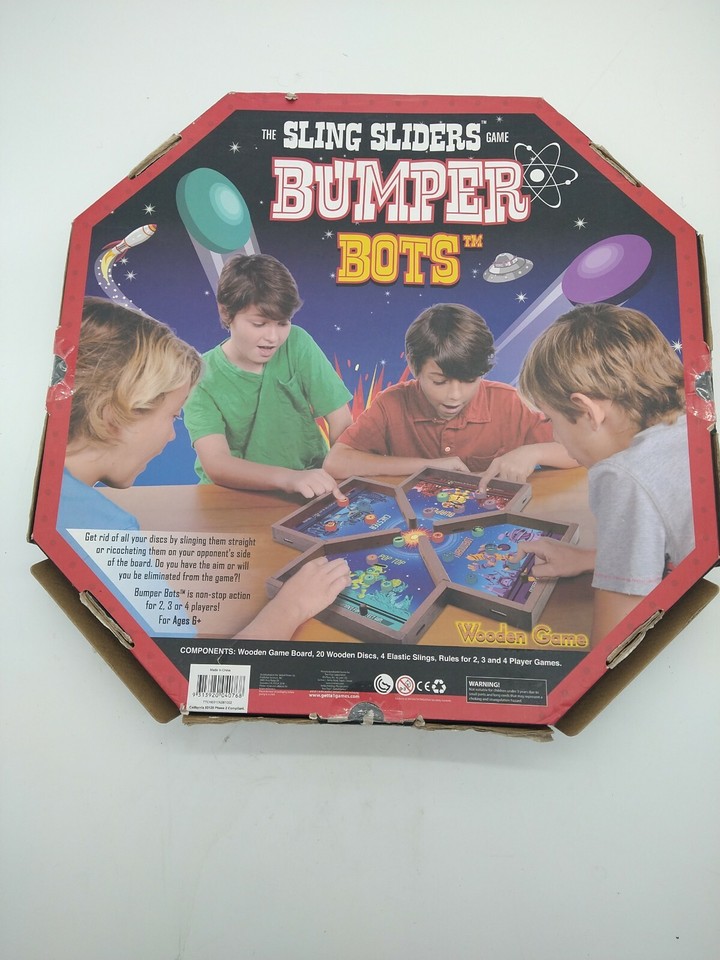 Bumper Bots The Sling Sliders Board Game Crokinole style Getta 1 Games