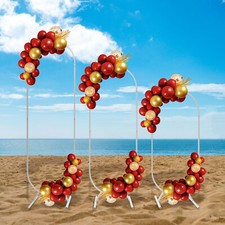 Metal Arch Backdrop Stands Wedding Balloon Arch Stand 3 Oval Backdrop Stands US
