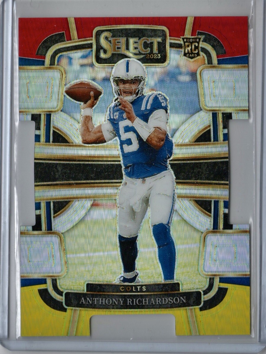 2023 Select Football Anthony Richardson Red & Yellow Die Cut