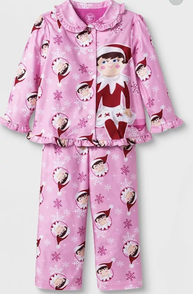 Elf 2025 pajamas girls