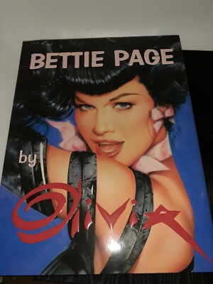 Bettie Page by Olivia Signed & Numbered LE 1192/2000 Slipcase Hardcover New 