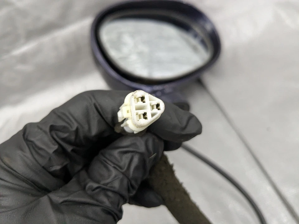 Espejo retrovisor eléctrico derecho 90-97 96A2 Mazda Miata MX5 1990-1997 OEM lado del pasajero Foto 4 de 4