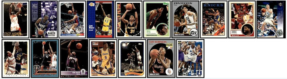Lote mixto de 97 tarjetas deportivas de baloncesto 1989-2008 Seattle SuperSonics Foto 3 de 3