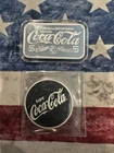 The Coca Cola Company Silver Art Bar & Round Lot .999 Fine Silver Troy Ounce