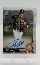2019 Bowman Chrome Rookie Autographs Chris Shaw #CRA-CST (AU, RC)