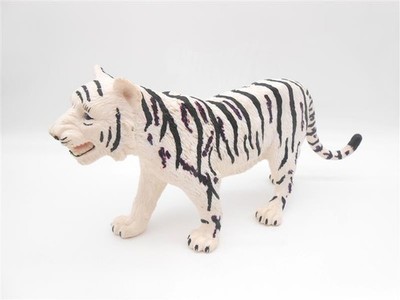 Bullyland Weißer Tiger Vintage 10,5 x 23,5cm Top Zustand /R27F3
