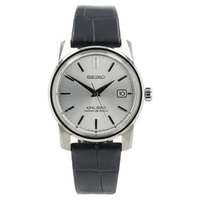 King Seiko 140th Anniversary Silver Dial Stainless Steel 38mm Auto Watch SJE083