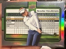2026 Upper Deck Brooke Henderson Scorecard Superstars Silver Holo