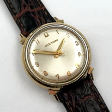 Vtg 1967 Bulova Accutron M7 Tuning Fork 10k Gold-Filled St. Steel 35mm Watch