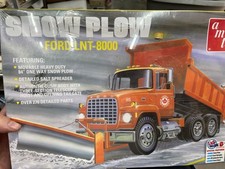 Amt 1178 Ford Lnt 8000 Dump Snow Plow Truck 125 Model Kit Mcm Fs