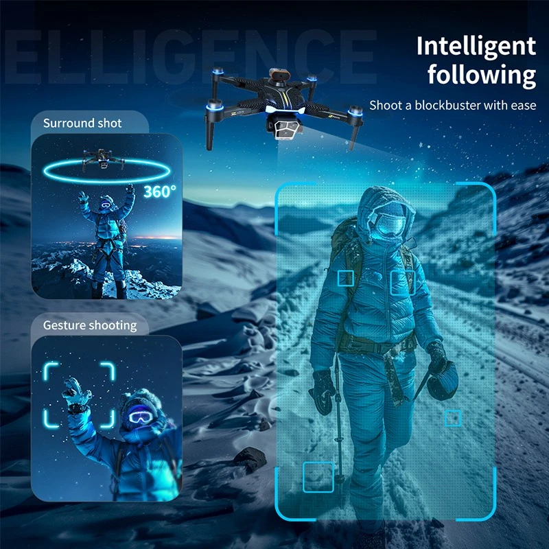 GPS Drone 4.5" Remote Control Screen 5G Obstacle Avoidance 4K HD Camera UAV - Image 4 of 4