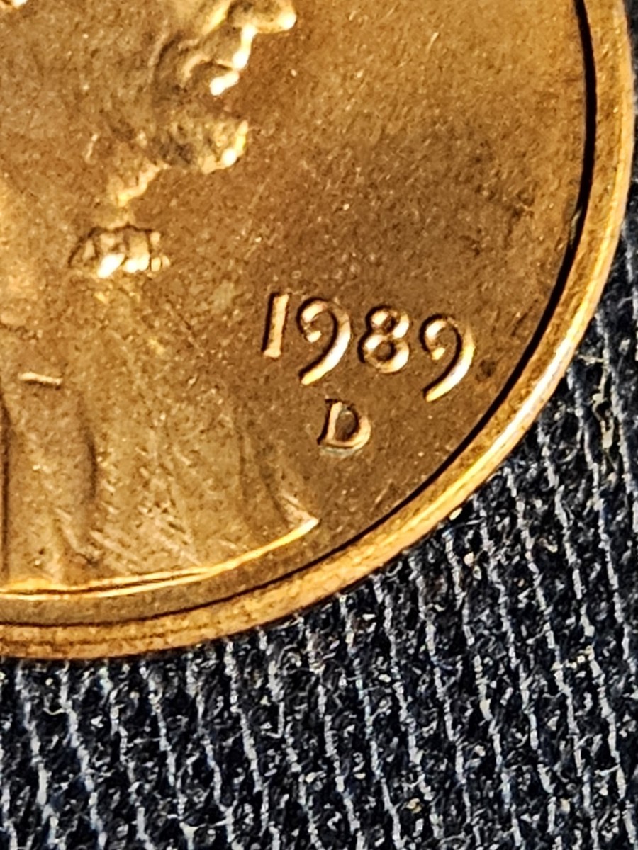 1989 D Penny Errors Struck Off Center, Close AM, DDR, | eBay