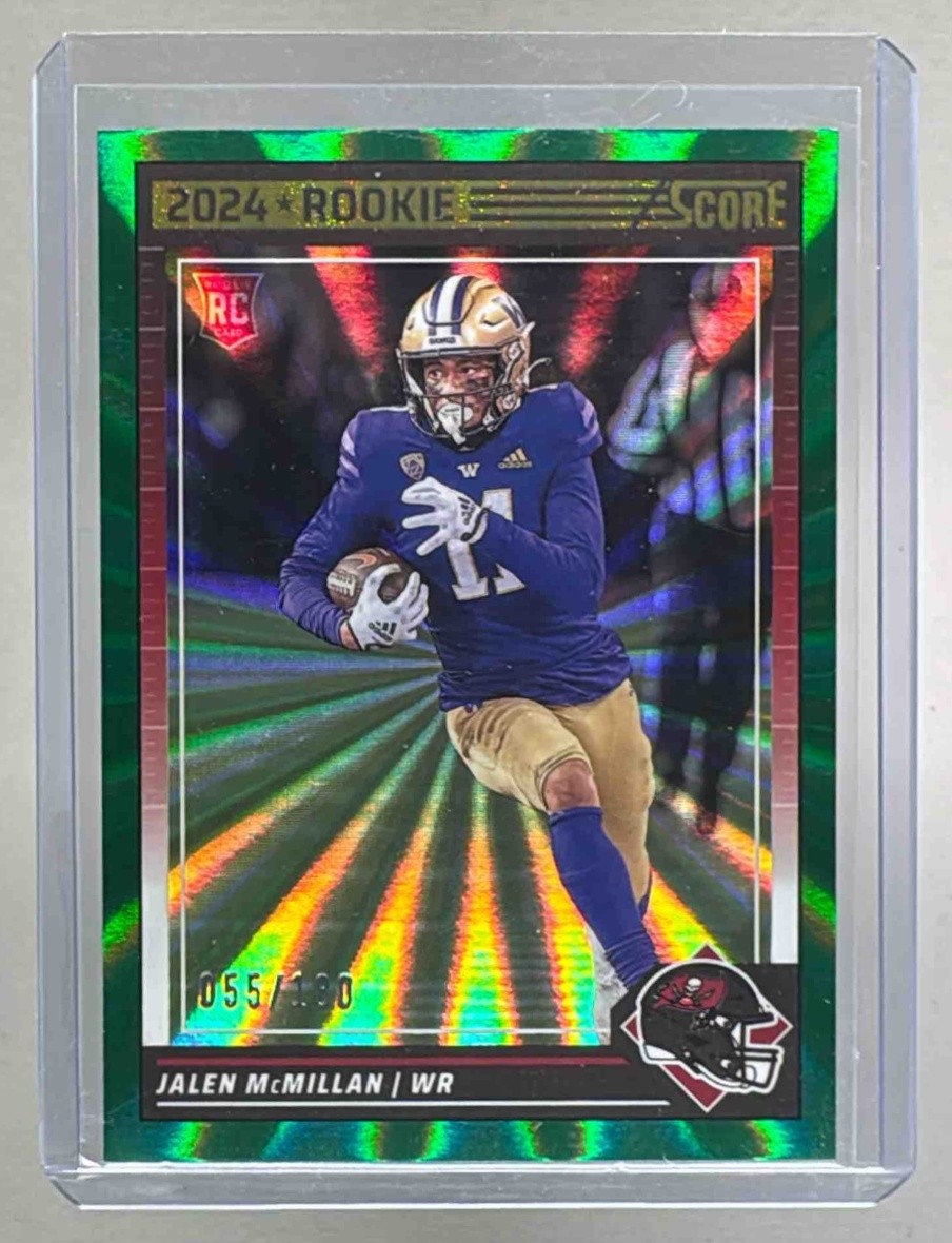 Jalen McMillan 2024 Panini Score #380 Spokes Rookie RC /180