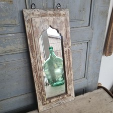 C4477 Altholz Spiegel | Vintage | Upcycling | Wandspiegel Shabby Chic 53,5x23 cm