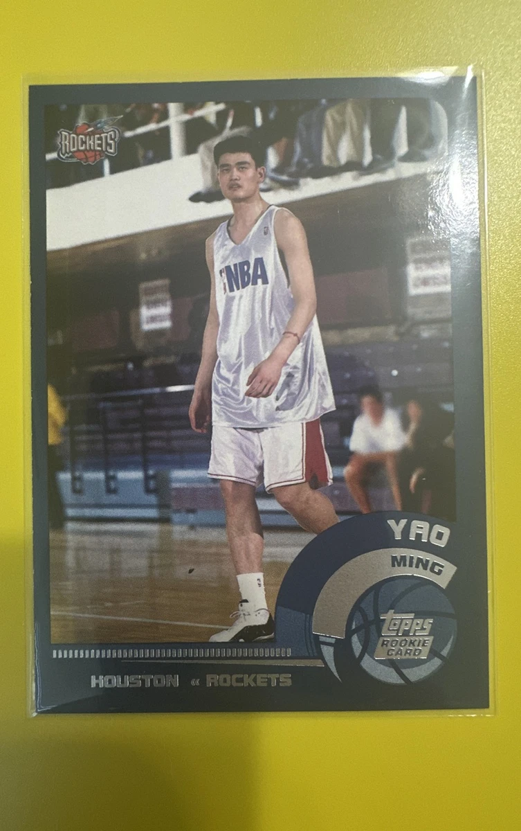 限定品　topp NBA Yao Ming RC 姚明 直筆サイントレカ Topps Yao Ming Basketball Rookie Sports Trading Cards