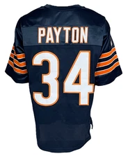 CUSTOM UNSIGNED WALTER PAYTON BLUE JERSEY XL