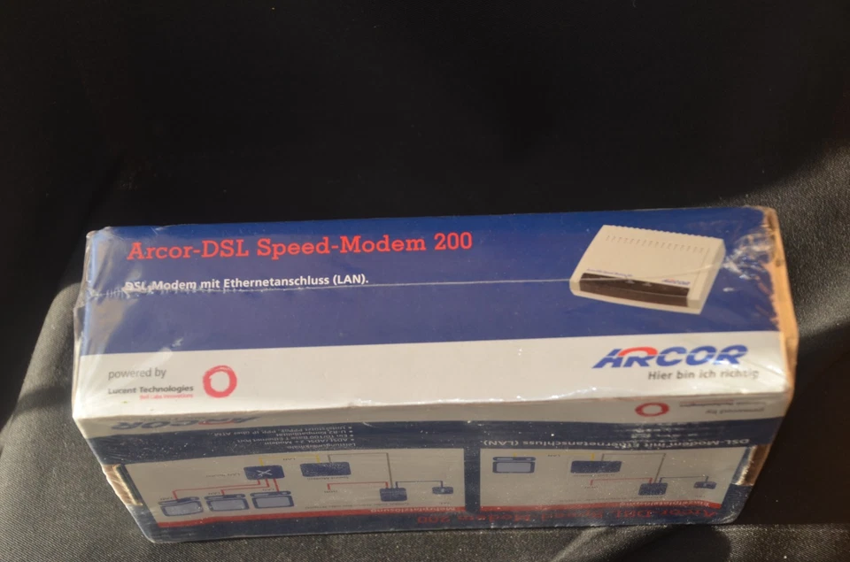 Arcor DSL Speed - Modem 200 - DSL Modem mit Ethernetanschluss (LAN) ovp - Bild 2 von 4